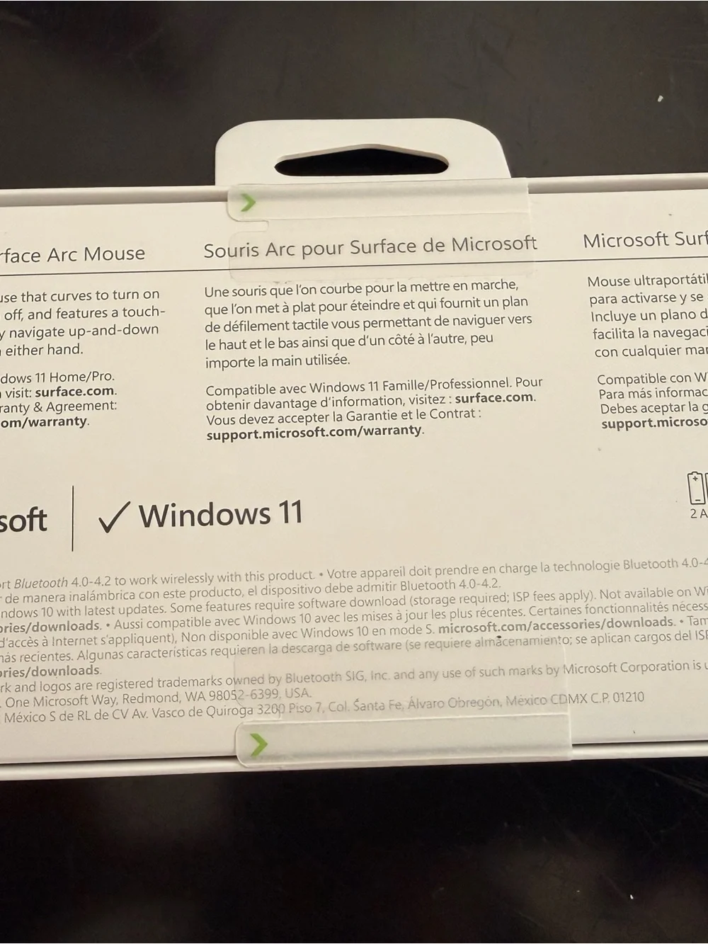 Microsoft Surface Arc Mouse - White